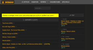 Miwav film presentation du catalogue de films et séries