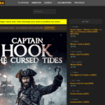 Interface principale du site Miwav avec catalogue de films et séries