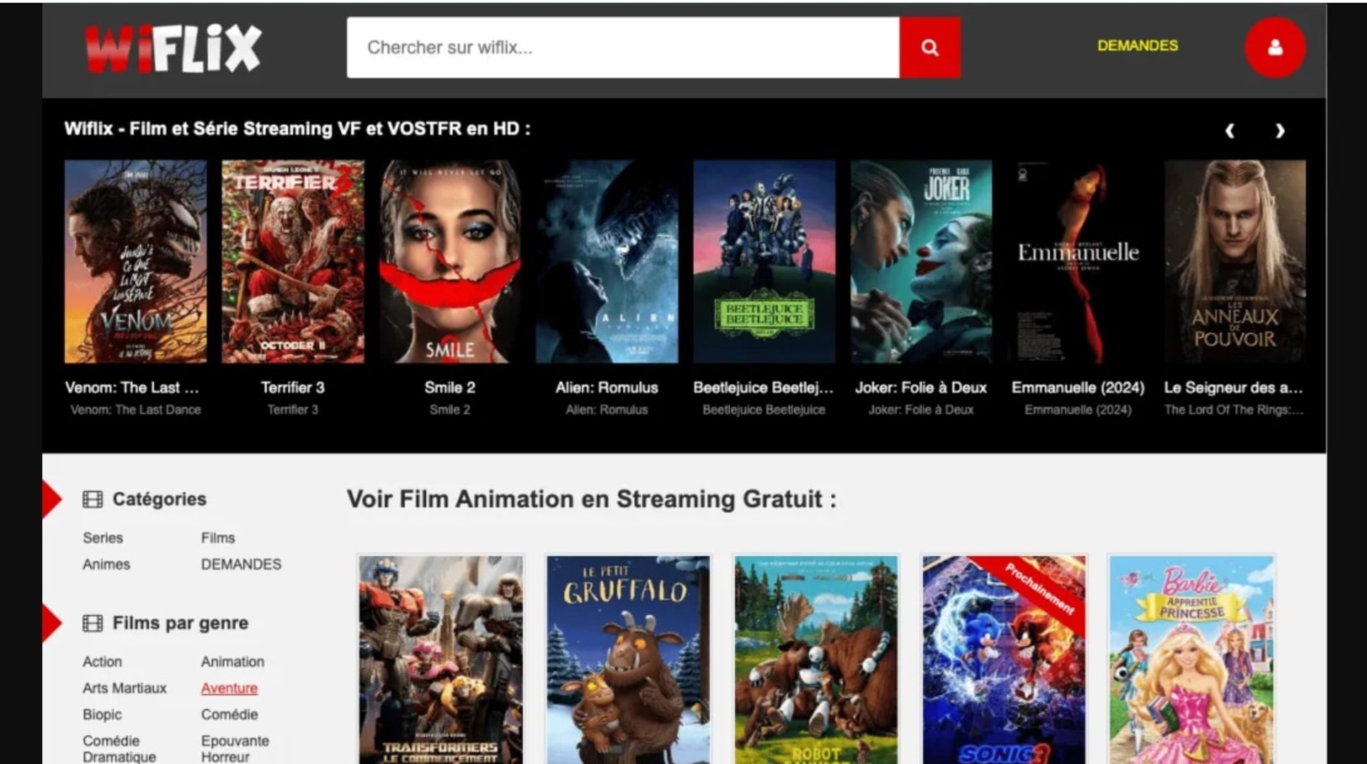 decouvrez la nouvelle adresse wiflix